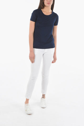 Solid Color Crew-neck T-Shirt