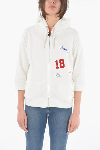 PENN-RICH Full Zip Cotton F-PATCH Hoodie