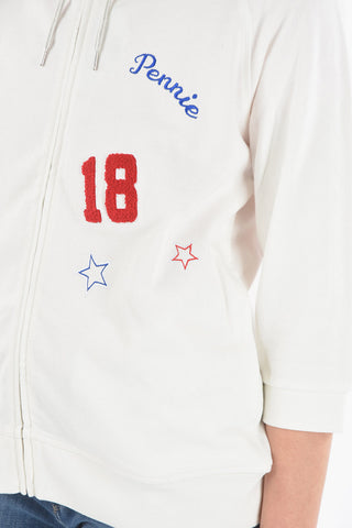 PENN-RICH Full Zip Cotton F-PATCH Hoodie