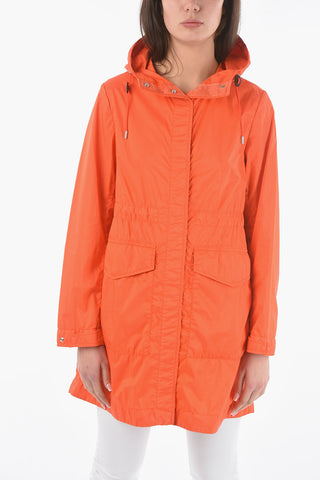 Snap Buttons CHANNEL Parka with Hood