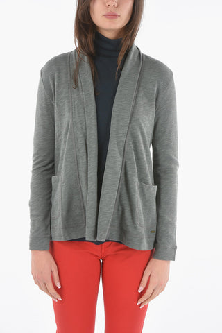 Knitted Open Front Blazer