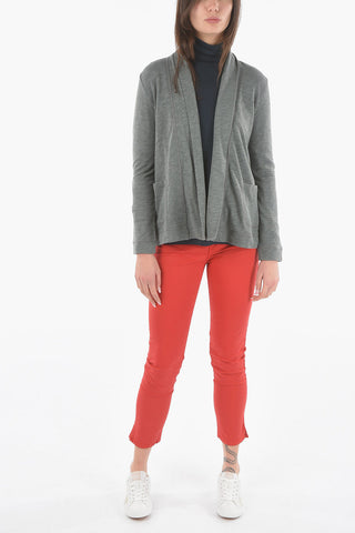 Knitted Open Front Blazer