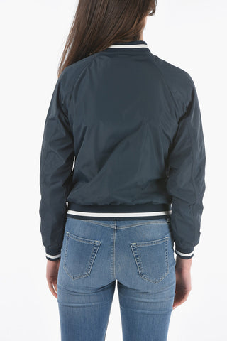 PENN-RICH Solid Color Lightweight POLY Bomber with 2 Pockets