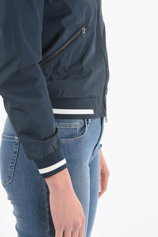 PENN-RICH Solid Color Lightweight POLY Bomber with 2 Pockets