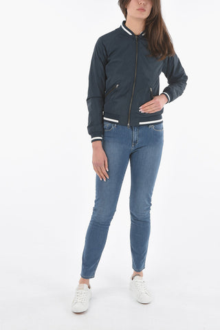 PENN-RICH Solid Color Lightweight POLY Bomber with 2 Pockets