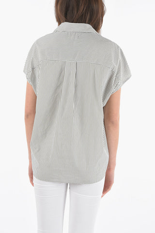 Maxi Tunica SUMMER A Righe Awning Con Collo Johnny