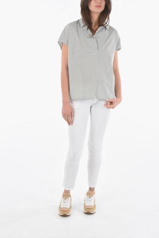 Maxi Tunica SUMMER A Righe Awning Con Collo Johnny