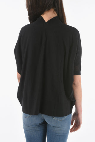 Short Sleeve Open Front Cardigan