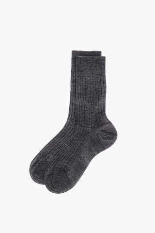 Cotton Ribbed Socks