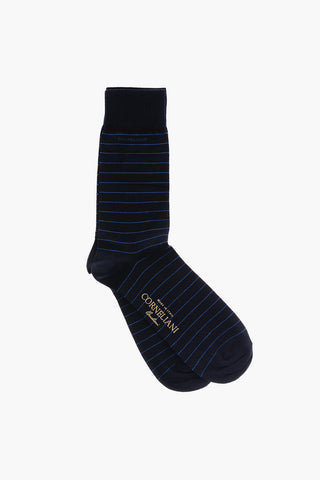 Striped Stretch Cotton Socks