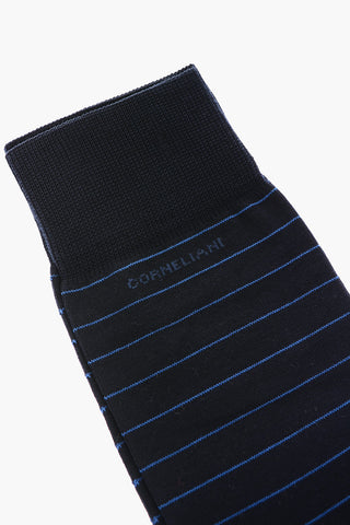 Striped Stretch Cotton Socks