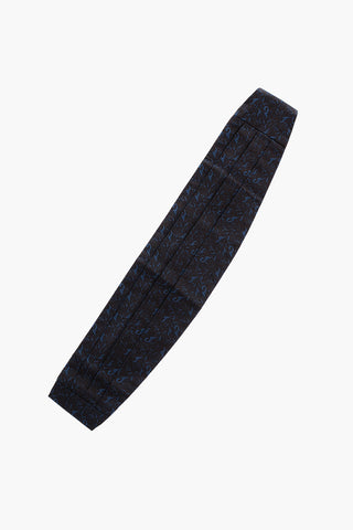 Patterned Silk Cummerbund 
