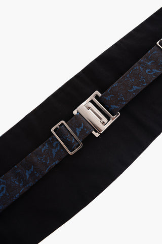 Patterned Silk Cummerbund 