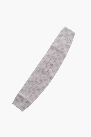 Patterned Silk Cummerbund