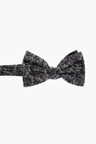 Plant Motif Silk Bow Tie