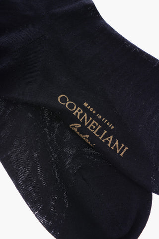 Solid Color Virgin Wool Blend Long Socks