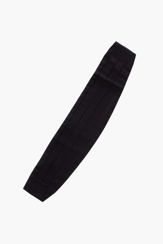 Pleated Silk Cummerbund