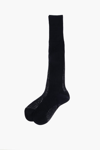 ribbed long socks