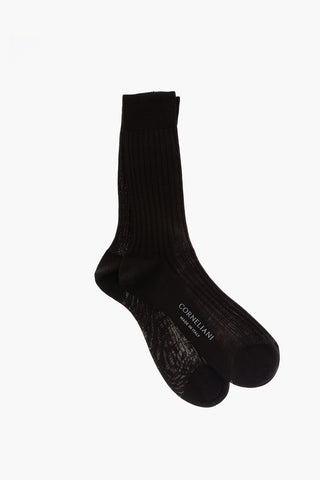 Ribbed Solid Color Long Socks