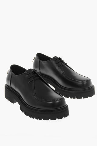 Sacrpe Stringate ELEVATED MOCASSIN In Pelle Con Suola Carroarmato