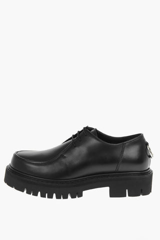 Sacrpe Stringate ELEVATED MOCASSIN In Pelle Con Suola Carroarmato