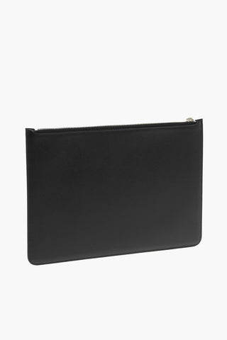 Printed Leather FAIR-ISLE THUNDERBOLT Clutch