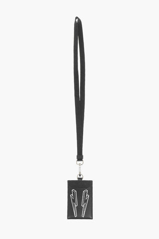 Printed Leather 3D BOLT Card Holder