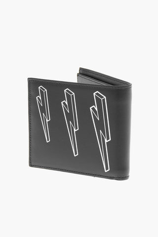 Portafoglio StampatoBifold 3D BOLT In Pelle