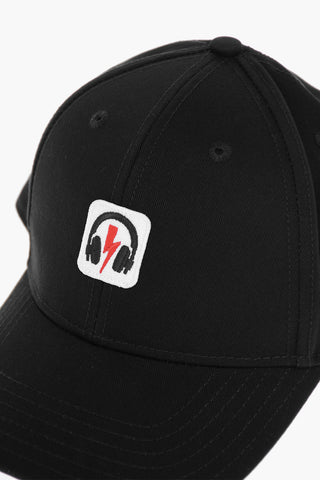 Adjustable HEADPHONE THUNDER Hat With Patch