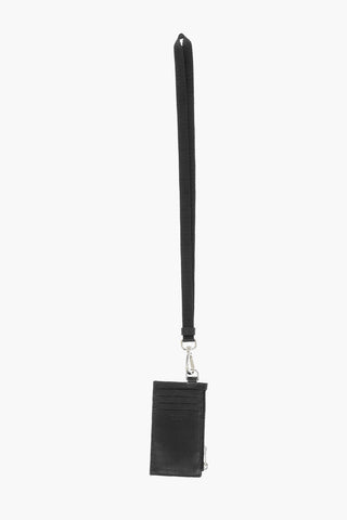 Zipped 3D BOLT Printed Leather Card Holder