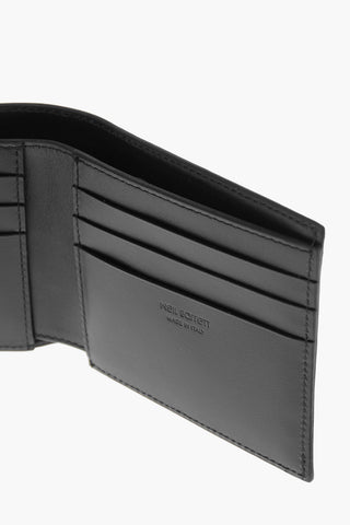 Printed Leather FAIR-ISLE THUNDERBOLT Bifold Wallet