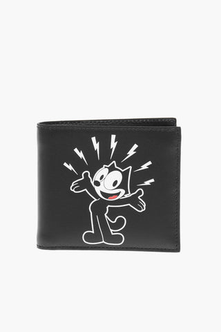 Printed Leather FELIX THE CAT Bifold Wallet