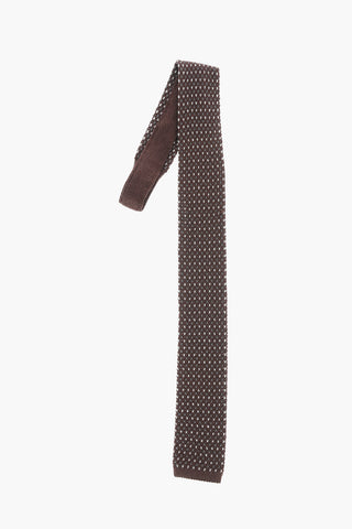 Paisley Motif Solid Color Tie