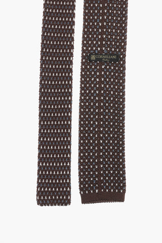 Paisley Motif Solid Color Tie