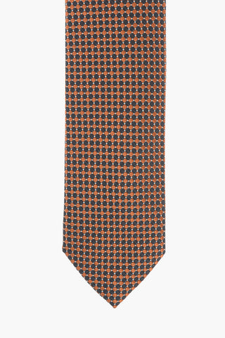 Checkered Silk Tie