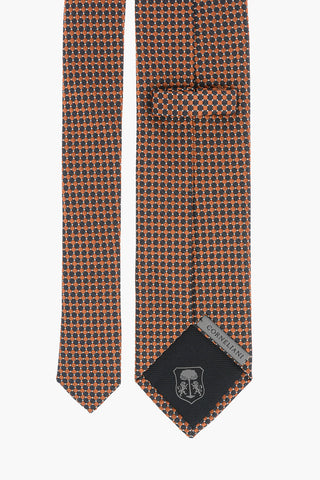 Checkered Silk Tie