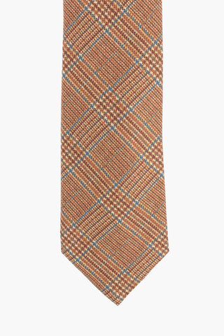 District Check Silk Tie