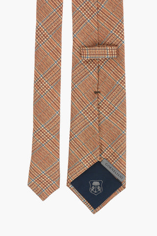 District Check Silk Tie