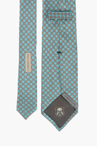 Geometric Patterned Silk Tie