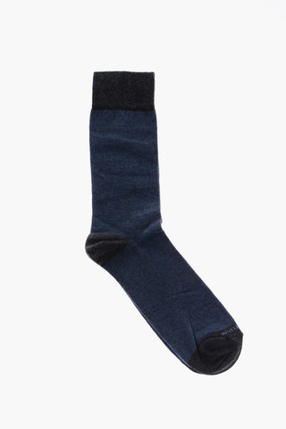 Calzini Stretch con Logo Ricamato