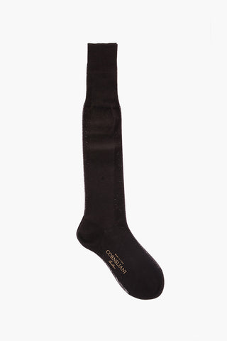 Logo Printed Solid Color Long Socks