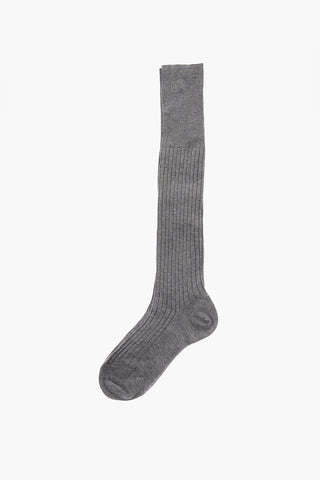 Ribbed Long Socks