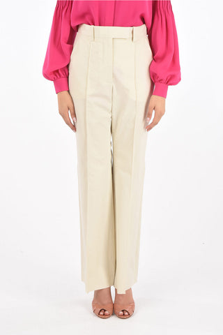 Front Pleated FLARED Cotton Pants