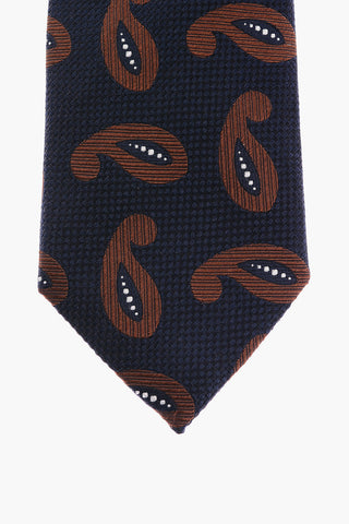 Cravatta in Seta a Fantasia Paisley
