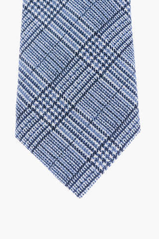 District Checked Tie