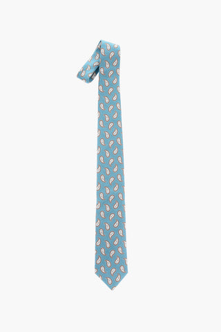 Cravatta in Seta a Fantasia Paisley