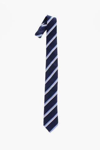 Regimental Striped Two-Tone Tie