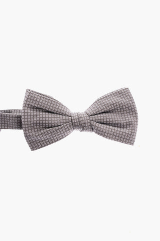 Geometric Patterned Silk Bow tie