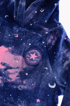 ALL STAR CHUCK TAYLOR Velour Tie-Dye Effect Leggings and Sweatshirt Set