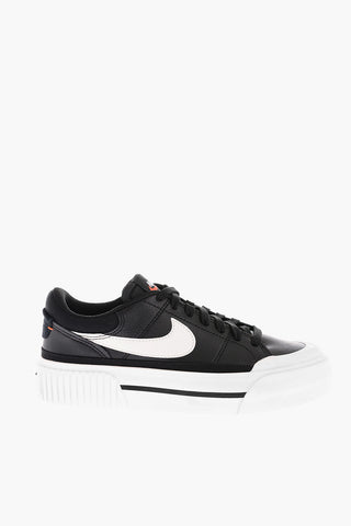 Leather LEGACY LIFT Low-Top Sneakers with Contrasting Logo